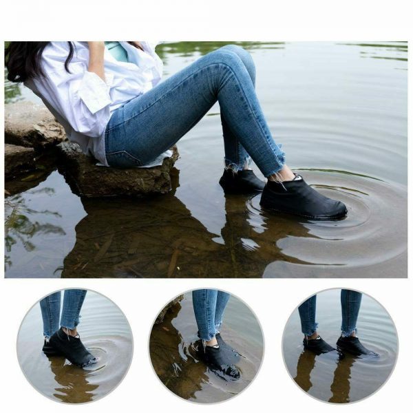 4866 Non-Slip Silicone Rain Reusable Anti skid Waterproof Fordable Boot Shoe Cover ( Large ) 4866 Non-Slip Silicone Rain Reusable Anti skid Waterproof Fordable Boot Shoe Cover ( Large )